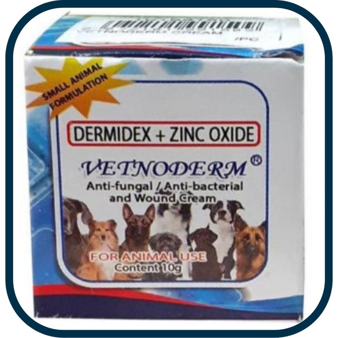 Vetnoderm Antifungal Wound Cream 10g ZIPPET